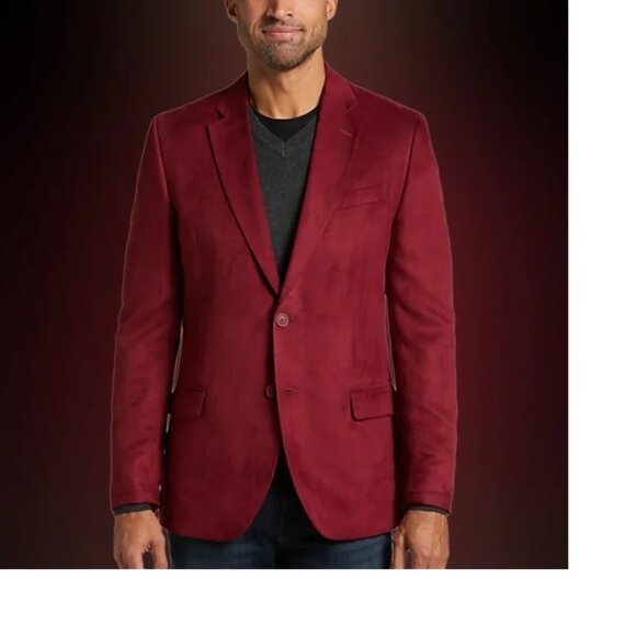 nwt NAUTICA holiday velvet mens blazer m medium - Picture 1 of 3